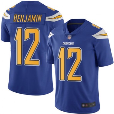Los Angeles Chargers NFL Football Travis Benjamin Electric Blue Jersey Men Limited  #12 Rush Vapor Untouchable->los angeles chargers->NFL Jersey